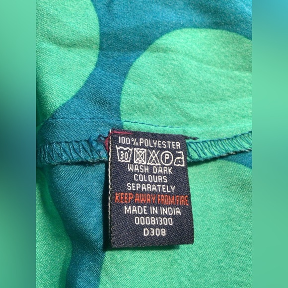 CLOSET BLU  Green POLKA dot dress with pockets in the sides - Picture 12 of 13